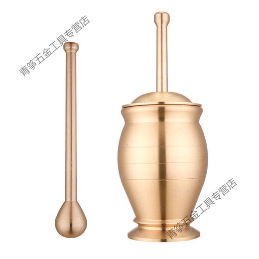 Yingtang factory direct sales pure copper thickened medicine jar pestle medicine jar beater mortar vat mortar barrel copper cup mash garlic paste thickened solid brass trumpet