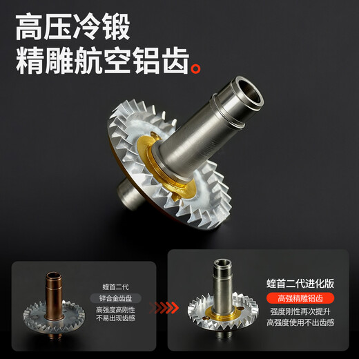 Chi-Blade Pink Viper's standard close-packed 18-lane spinning wheel, Viper's first and second generation carbon fiber micro-object shallow line cup fishing reel, Luya Fishing Reel Standard close-packed 18-lane C2500s (pink wheel bag included)