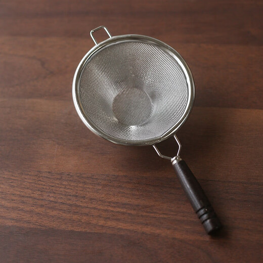 Shijanu's new product, precision double-layered tea strainer, Kung Fu tea set, tea strainer, purple bamboo hand-knitted tea strainer, gold-plated model