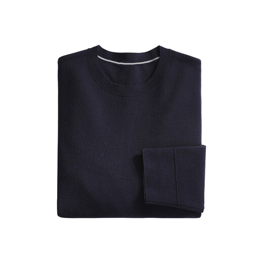 GUSKI brand cardigan men's machine washable sweater 2026 new spring and autumn solid color round neck knitted pullover bottoming shirt black gift box S 165 reference weight 100-120Jin Jin is equal to 0.5 kg