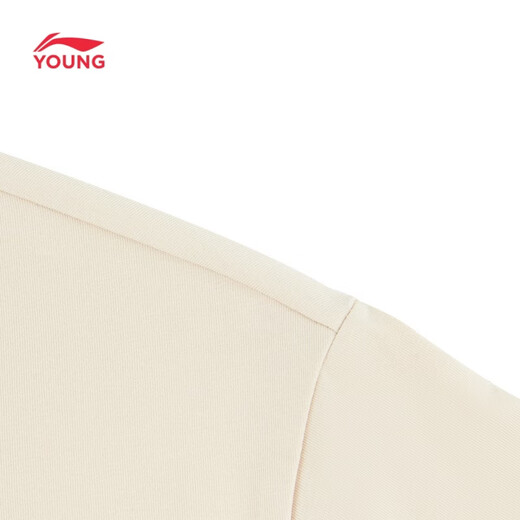 Li Ning (LI-NING) children's clothing children's short-sleeved children's short-sleeved men's and women's small and large children's soft and skin-friendly comfortable breathable T-shirt cultural shirt 110YHSW123-1