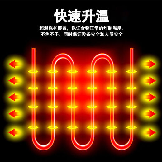 Suihong commercial electric fryer stove head New Guangdonghai Jasi fryer universal 903 motor box 81 machine head 11L oil 1 inch 81 motor box New Guangdonghai New Suihai universal