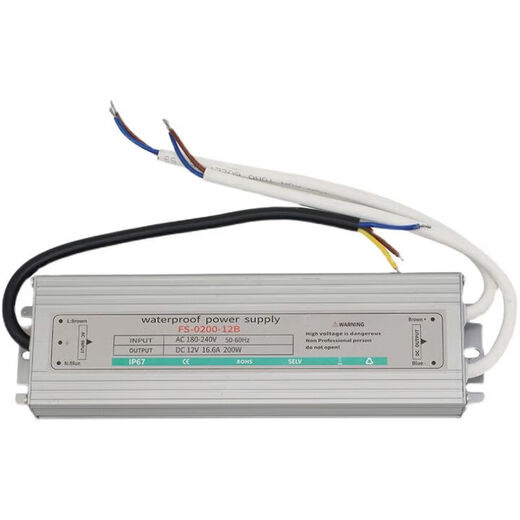 LED waterproof power transformer 220 to 12V24V20W30W60W80W100W200W350W400W Ling 12V0.83A 10W