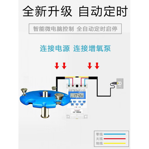 Fountain Aerator Colorful Lights Fountain Aerator Park Solar Fountain Landscaping Water Pump Pond Aerator 220V Single Phase 1500W with Seven-Color Colorful Lights