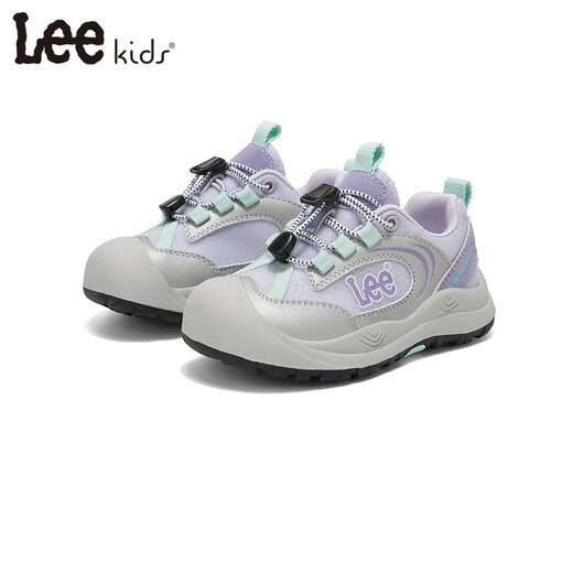 LEE KIDS children's sports shoes men's and women's running shoes 26 spring new running shoes non-slip wear-resistant running shoes casual shoes silver purple 26 inner length 17.2cm suitable for feet 16.2-16.7cm