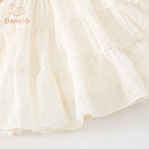 Banxidi girls dress spring 2026 new style children's mesh skirt baby one-year-old dress little princess dress