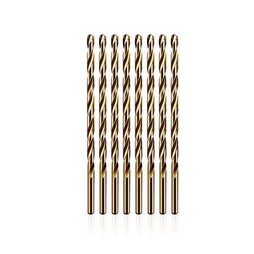Rongbei cobalt-containing extended twist drill bit stainless steel special drill bit high hardness and strength for deep hole woodworking steel extended cobalt-containing drill bit 9*200mm