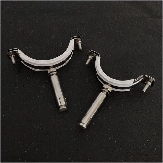 Wenzhi 304 stainless steel expansion pop pipe card PVC drainage pipe water supply pipe steel pipe fixed bracket hoop pipe card 20 pop pipe card (304 stainless steel)
