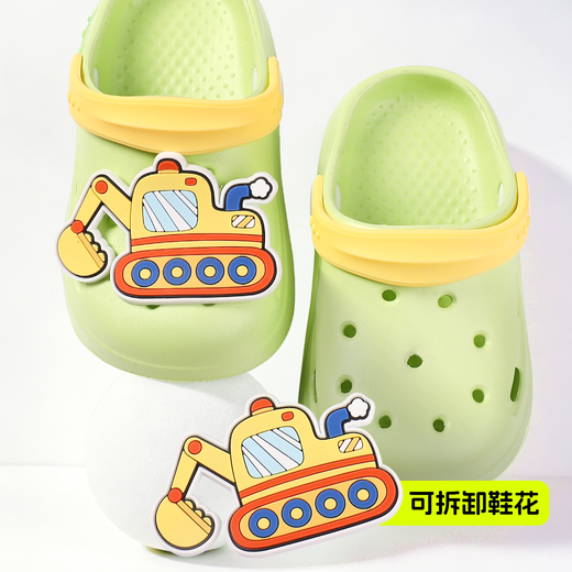 Potato House children's slippers for boys and girls soft-soled non-slip summer slippers cute cartoon baby hole shoes 160 size