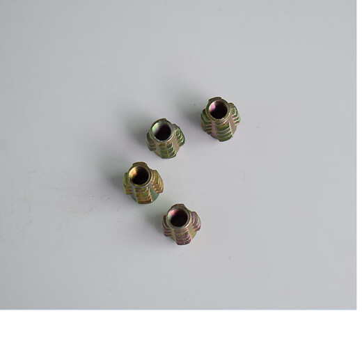 1 point 1/4 5/16 3/16 3/8 zinc alloy with inserts, inner and outer teeth, British system, no inserts, internal and external teeth, embedded nut trapezoid 3/16*10 with inserts