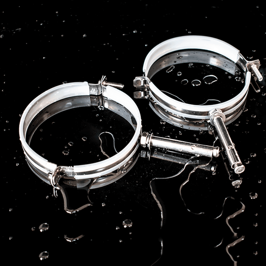 Wenzhi stainless steel pull-and-explode pipe code hoop buckle hanging code pipe clip buckle PVC rubber-coated drainage pipe clamp pipe bracket elevator stainless steel 20mm pull-explosion 4-point nail long 6cm 5 pack