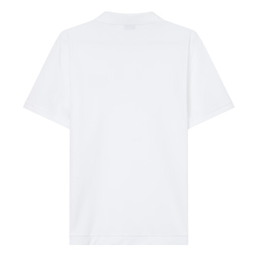 Henry Grant short-sleeved shirt for men 2026 summer business casual solid color half-sleeved lapel top for men white QST251093H111 M 46