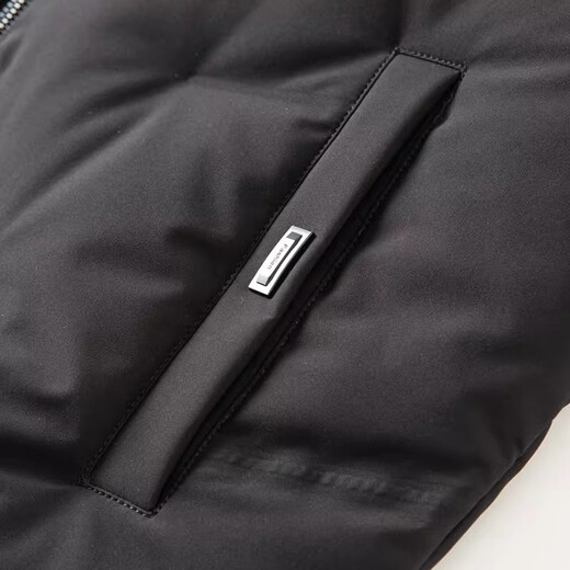 GUSKI luxury high-end brand down vest men's stand-up collar thickened vest versatile vest casual warm jacket black - exquisite gift box XL (180)