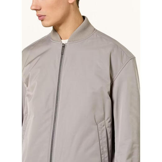 BOSS26 New Men's Casual Jacket Warm, Windproof, Lightweight Synthetic Daily Commuting Jacket Casual and Versatile Taupe One Size | 56