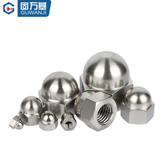 GUWANJI TA2 titanium alloy cap nut ball head decorative nut pure titanium cap nut M3M4M5M6M8-M20 M10 (1 piece)