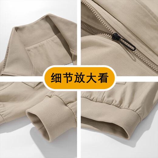 MARK FAIRWHALE American high street flight jacket men's spring and autumn street fashion brand handsome retro casual fake two-piece jacket