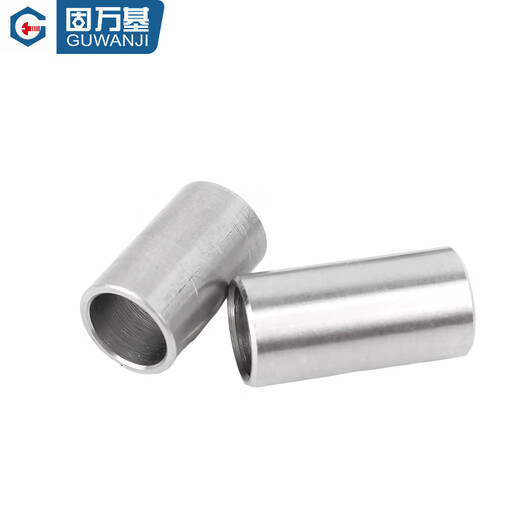GUWANJI 304 stainless steel hollow bushing sleeve extended cylindrical tube steel sleeve toothless screw sleeve M2M3M4M5M6 5x7x4 20 pcs