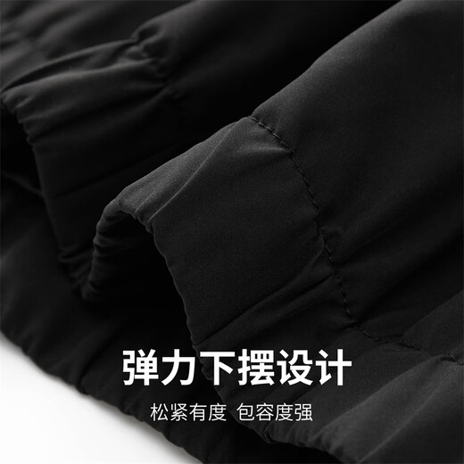 Dances with Wolves Executive Jacket Men's 26 Spring New Loose Commuting Coach Jacket Stand Collar Harrington Textured Jacket Black S (165)