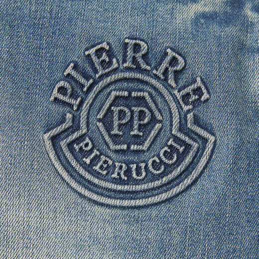 PP PIERRE PIERUCCIPP Italian light luxury men's clothing 2026 spring new washed jeans trend denim blue 31
