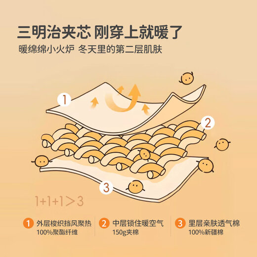 JOYNCLEON Newborn baby quilted one-piece winter thickened windproof and water-proof outdoor romper for male and female babies Magic hat 73cm 6-9 months Recommended weight 7.2-9kg