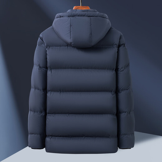Rich 85 duck down winter men's down jacket windproof hooded warm jacket men's high-end men's down jacket