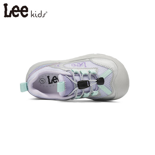 LEE KIDS children's sports shoes men's and women's running shoes 26 spring new running shoes non-slip wear-resistant running shoes casual shoes silver purple 26 inner length 17.2cm suitable for feet 16.2-16.7cm