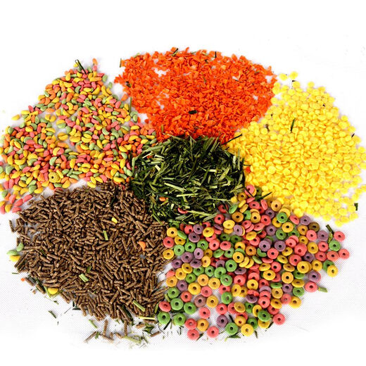 Rabbit, guinea pig, guinea pig, guinea pig grain mixed feed, rabbit grain containing VC, anti-coccidiosis 5Jin Jin equal to 0.5kg, packed 1500