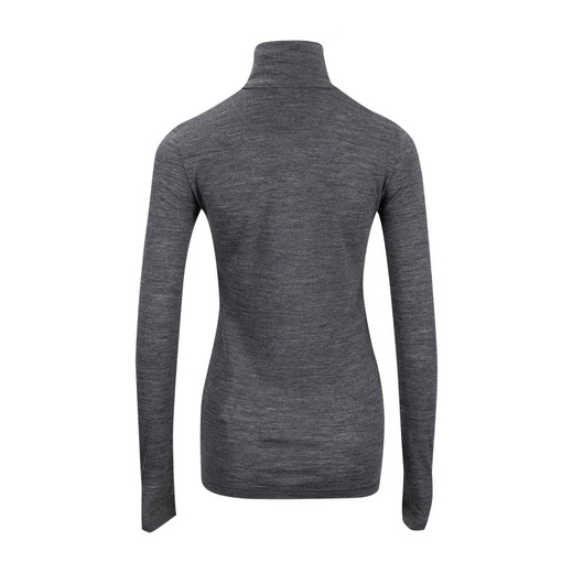 JIL SANDER sweater zipper turtleneck blended pullover sweater for women (JIL SANDER women's sweater) JSJ40GC0021J70021BDW (028) XS