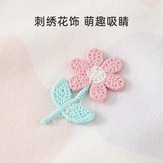 Shubeiyi baby jumpsuit spring and summer pure cotton baby clothes newborn folio sweet romper pajamas pink 66