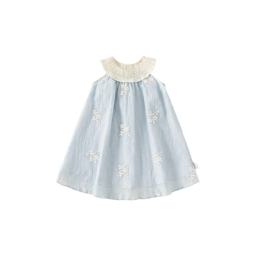 INSBOBO Girls Skirt Girls Dress 2026 Summer New Children Princess Dress Baby Good-looking Clothes Blue 140