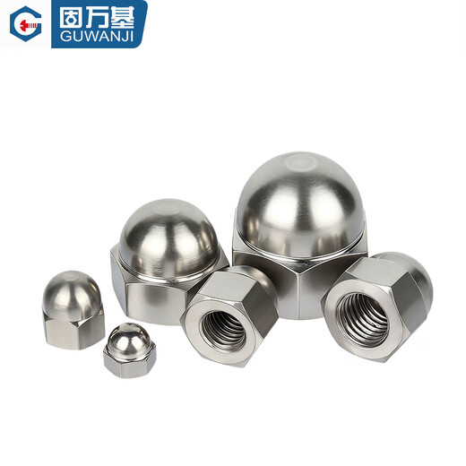 GUWANJI TA2 titanium alloy cap nut ball head decorative nut pure titanium cap nut M3M4M5M6M8-M20 M10 (1 piece)