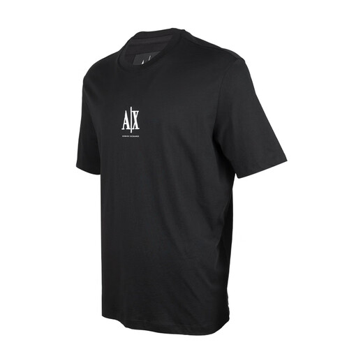 ARMANI EXCHANGET shirt classic solid color letter round neck short-sleeved T-shirt for men (2026 new model) AXXM000363AF12308BFS (UC001) M