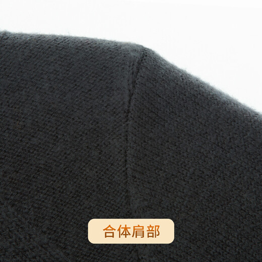 Fu Ting 400G semi-worsted 100% pure sheep wool sweater winter men's thickened warm sweater round neck men's wool sweater