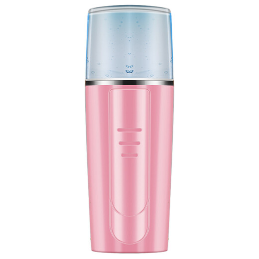 安尚纳米喷雾充插电补水仪保湿脸部眼睛蒸脸器加热美容仪加湿器可测皮肤功能手持充电蒸脸水光注氧仪器 充电 30ml 纳米补水 充电宝功能 粉