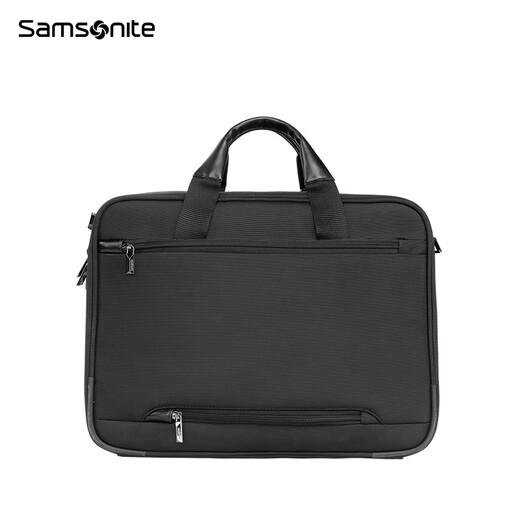 Samsonite Men's Business Briefcase Large Capacity Commuting Laptop Handbag Birthday Gift BP0 Black Men's Briefcase 15.6 Inch