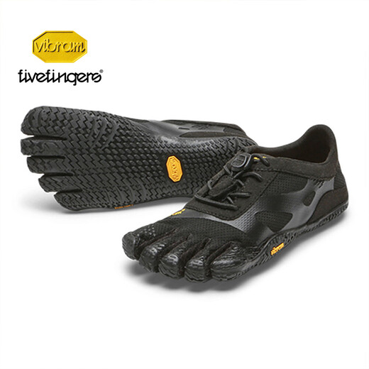 Vibram's new children's five-toed shoes, fitness training, running, barefoot walking posture improvement, five-toed shoes, black 29