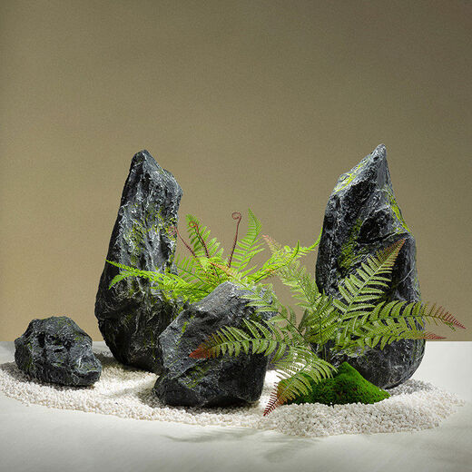 Simulated stone, glass fiber reinforced plastic, fake stone props, photo-taking ornaments, Internet celebrity window landscaping, rockery carving stage, virtuous carrier