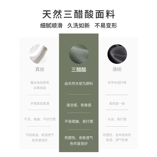 DIKENI 2026 spring and summer new men's quality triacetate cool breathable seagull collar short-sleeved knitted polo shirt black and blue L (50)