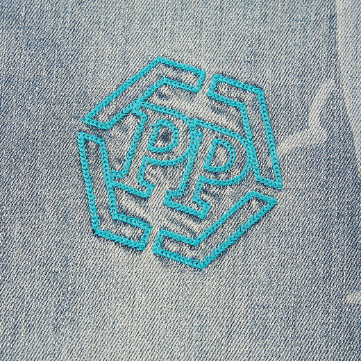 PP PIERRE PIERUCCIPP Italian light luxury men's clothing 2026 spring new washed jeans trend denim blue 31