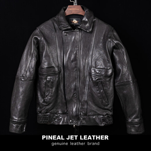 Haosong PJL new American style 70s retro Hong Kong style-561 old expanded sheepskin pilot black 2XL (10Jin Jin is equal to less than 0.5kg)