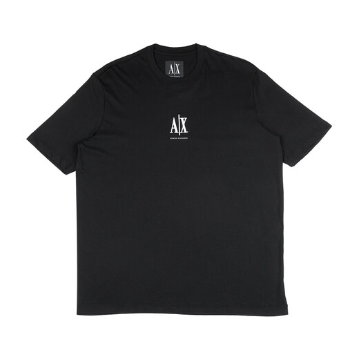 ARMANI EXCHANGET shirt classic solid color letter round neck short-sleeved T-shirt for men (2026 new model) AXXM000363AF12308BFS (UC001) M