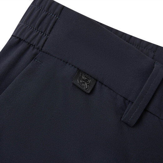 ORRDT Aulindenton luxury men's casual trousers 26 spring and summer light and breathable solid color stretch trousers navy blue 30