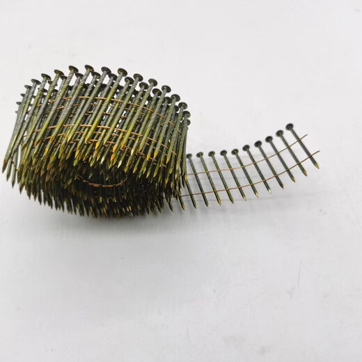 Coiled nails wholesale wooden pallet packaging pneumatic coiled nails plywood coiled nails construction and decoration ring-shaped coiled nails industrial 2.1x50 (9000 pieces) thread
