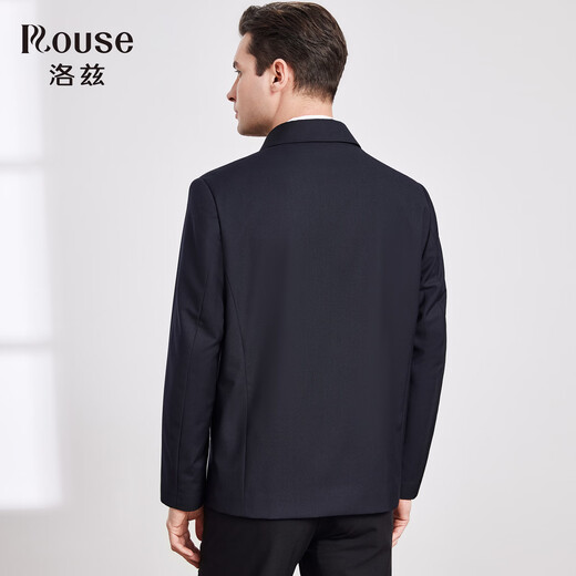 Lozi crisp, stylish & windproof and easy-care lapel jacket spring and autumn middle-aged men's business casual loose jacket