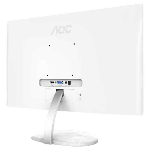 AOC23.8-inch IPS wide viewing angle three-sided micro-frame HD interface energy-saving low blue light non-flicker screen pearl white LCD computer monitor 24N2H