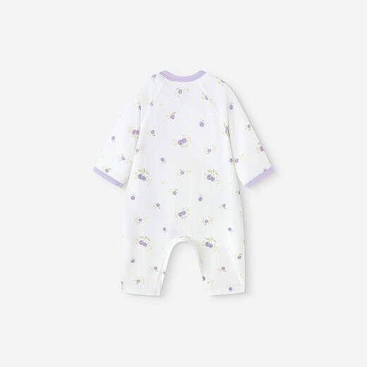 YEEHOO baby jumpsuit four-season baby clothes long-sleeved summer short-sleeved 10A antibacterial crawling suit newborn