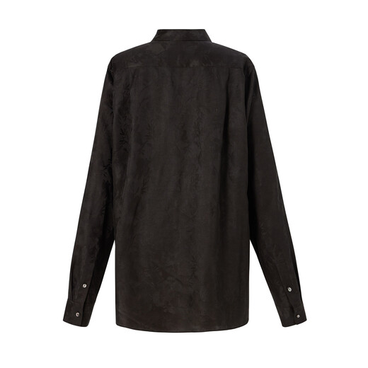 Gloria Xiangyunsha Wind Rises Flowers MAODUN Joint Series Gloria Men's and Women's Shirts 1F3L3E440 78X Black Brown Two-Color S