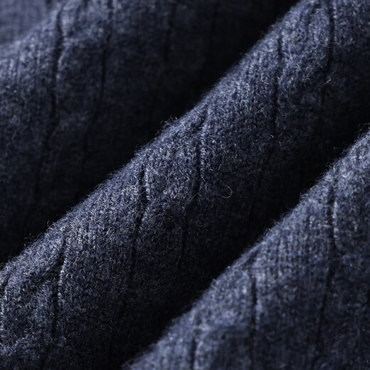 PERRY BURRY Jingdong direct purchase 26 spring woolen sweater men's short-sleeved new worsted men's sweater sweater trial black (shirt collar) XL 180/96A