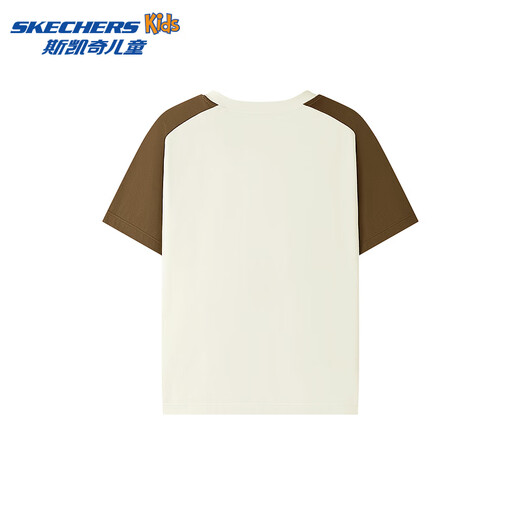 Skechers Skechers children's unisex spring and summer short-sleeved shirt knitted short-sleeved T-shirt P226K021