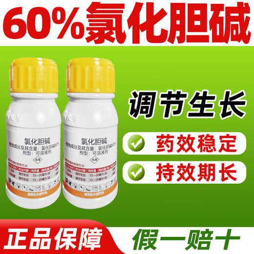 Shuofang 60% Choline Chloride Plant Growth Regulator Peanut Potato Growth Regulator Agricultural Authentic Medicine 100g*10 Bottles Authenticity Guaranteed